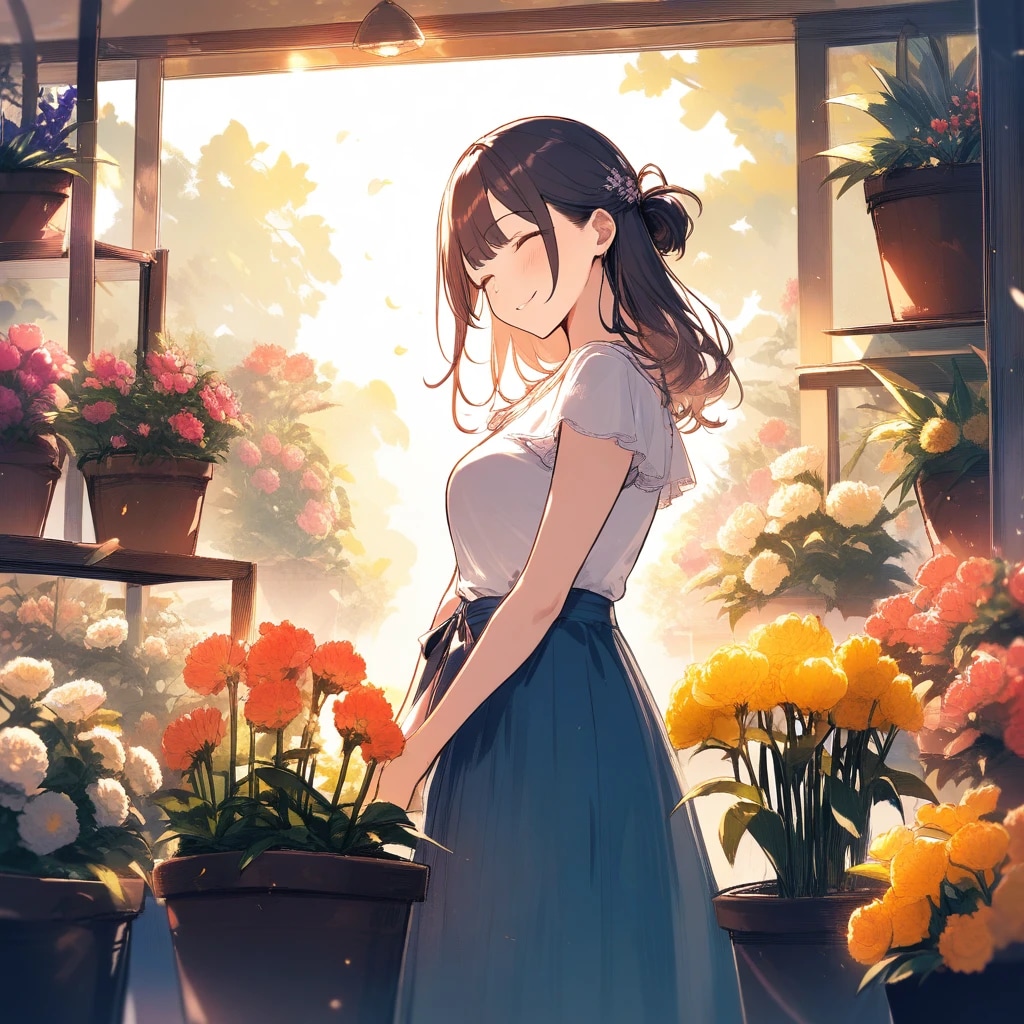 花屋のムスメ | の人気AIイラスト・グラビア