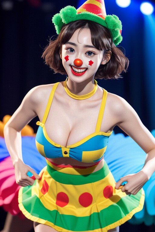 踊るピエロ