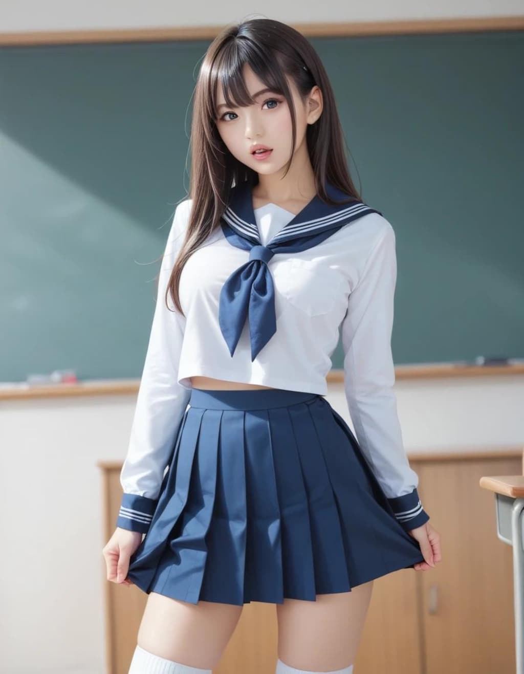 黒髪女子高生