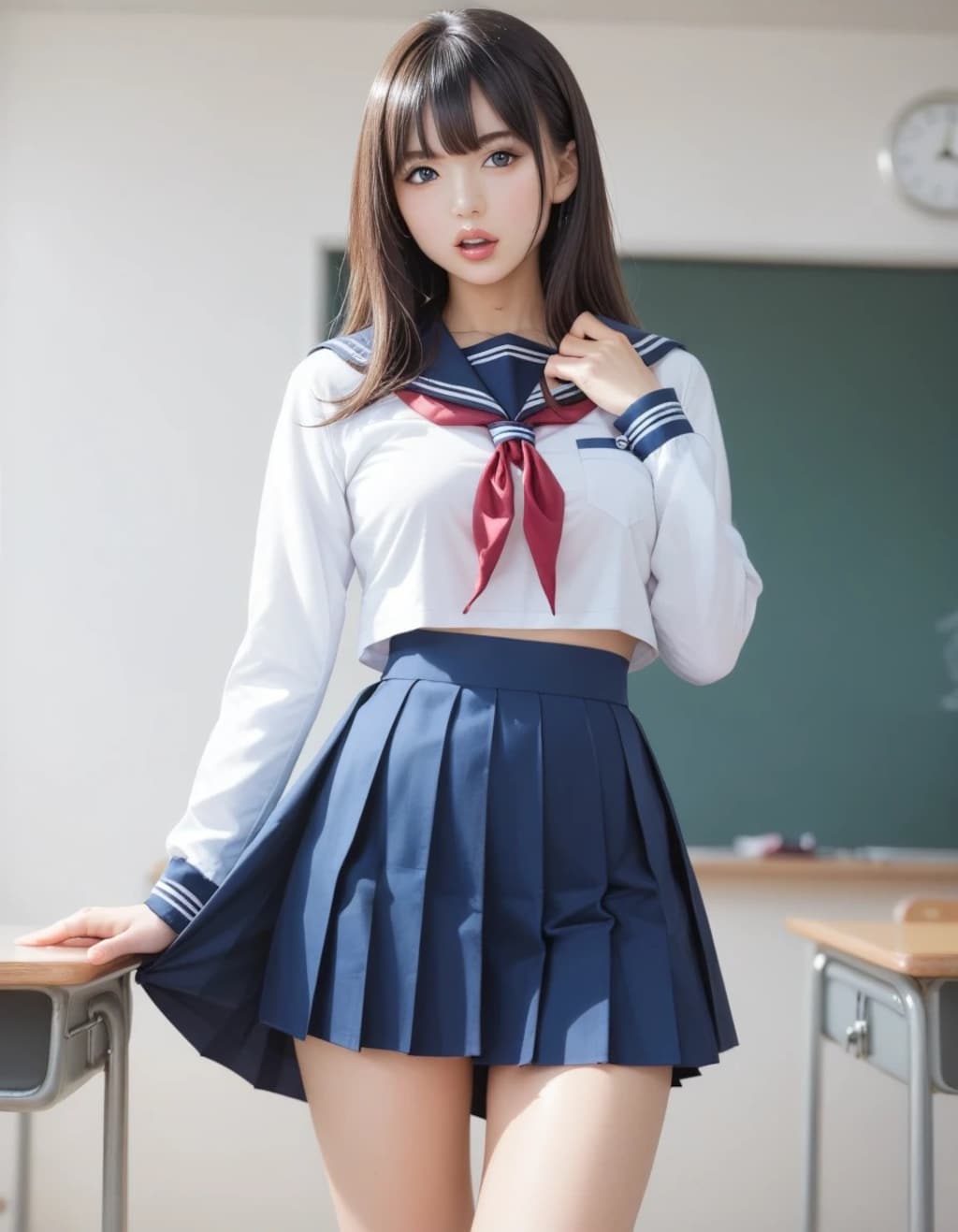 黒髪女子高生