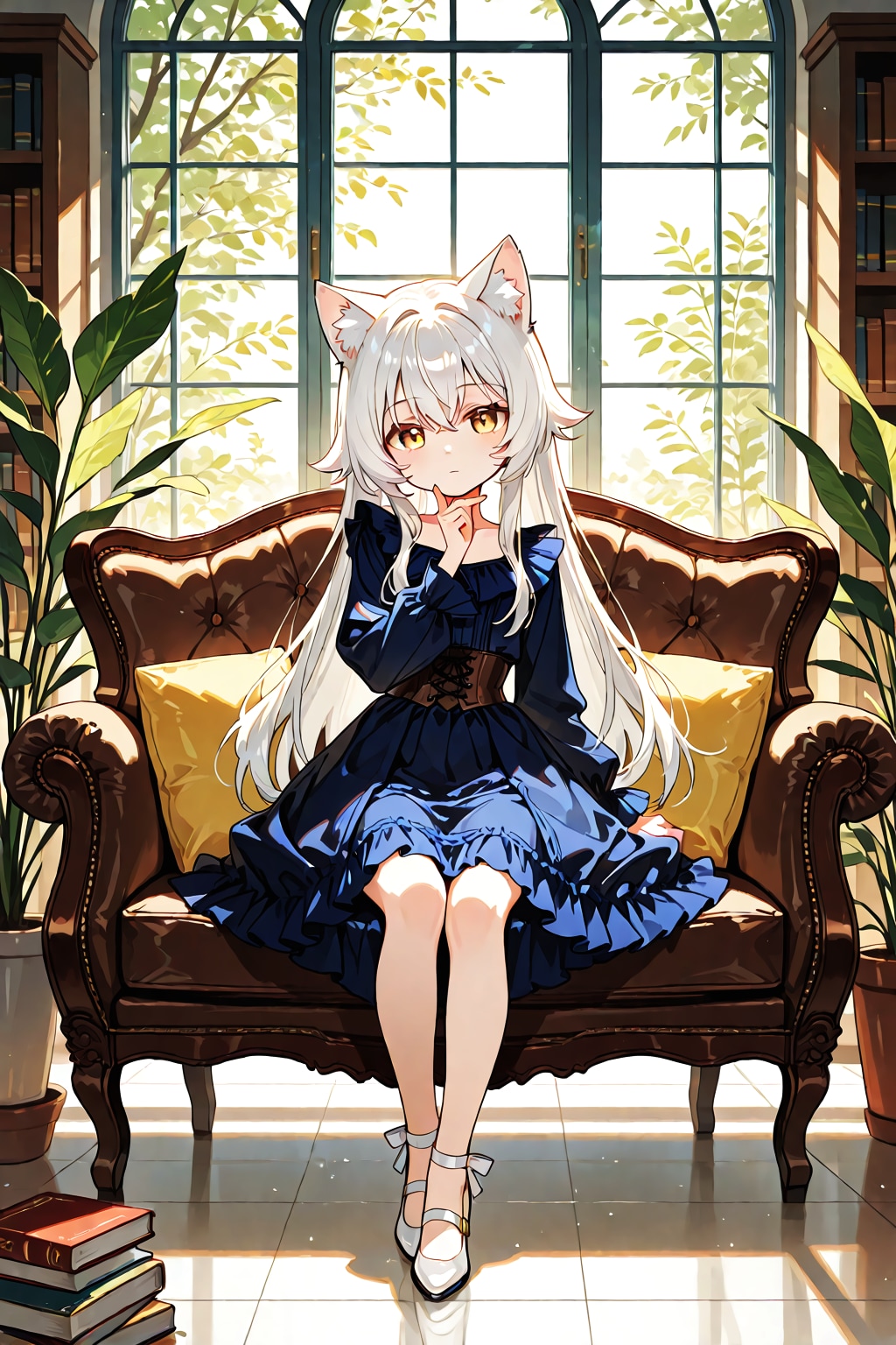 思案のソファ