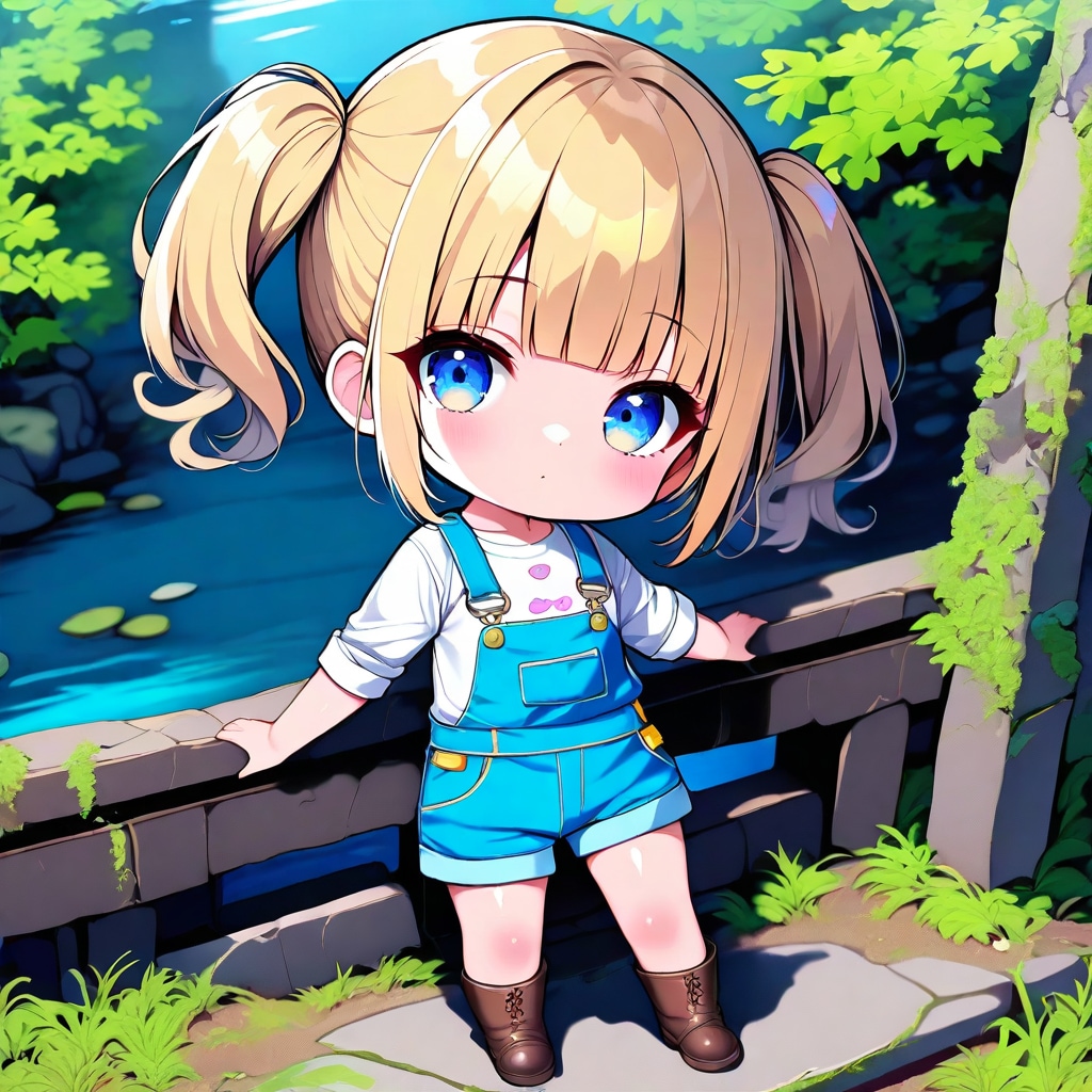 水辺で少し休憩だよ♪