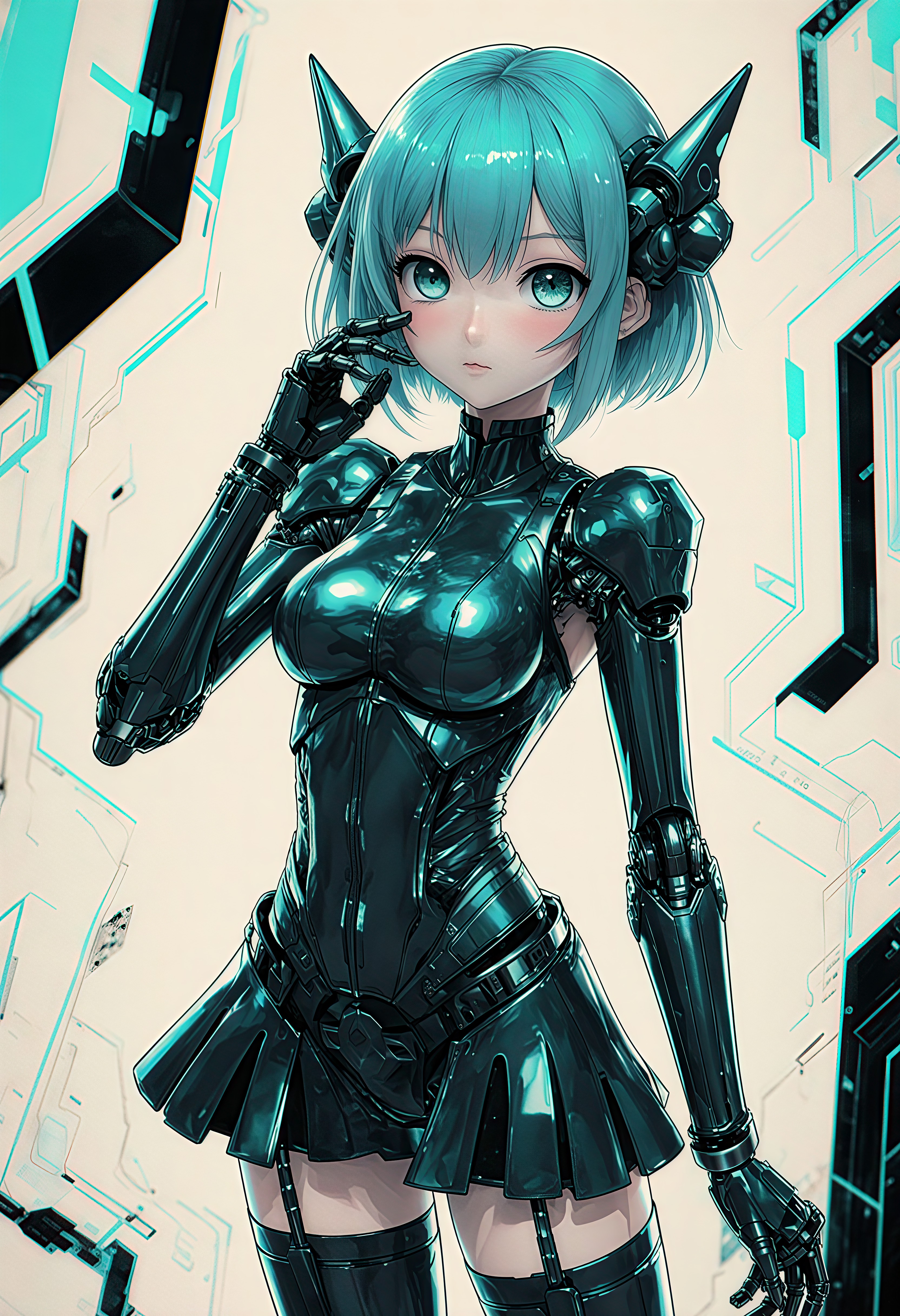 メカ娘3098号 | の人気AIイラスト・グラビア