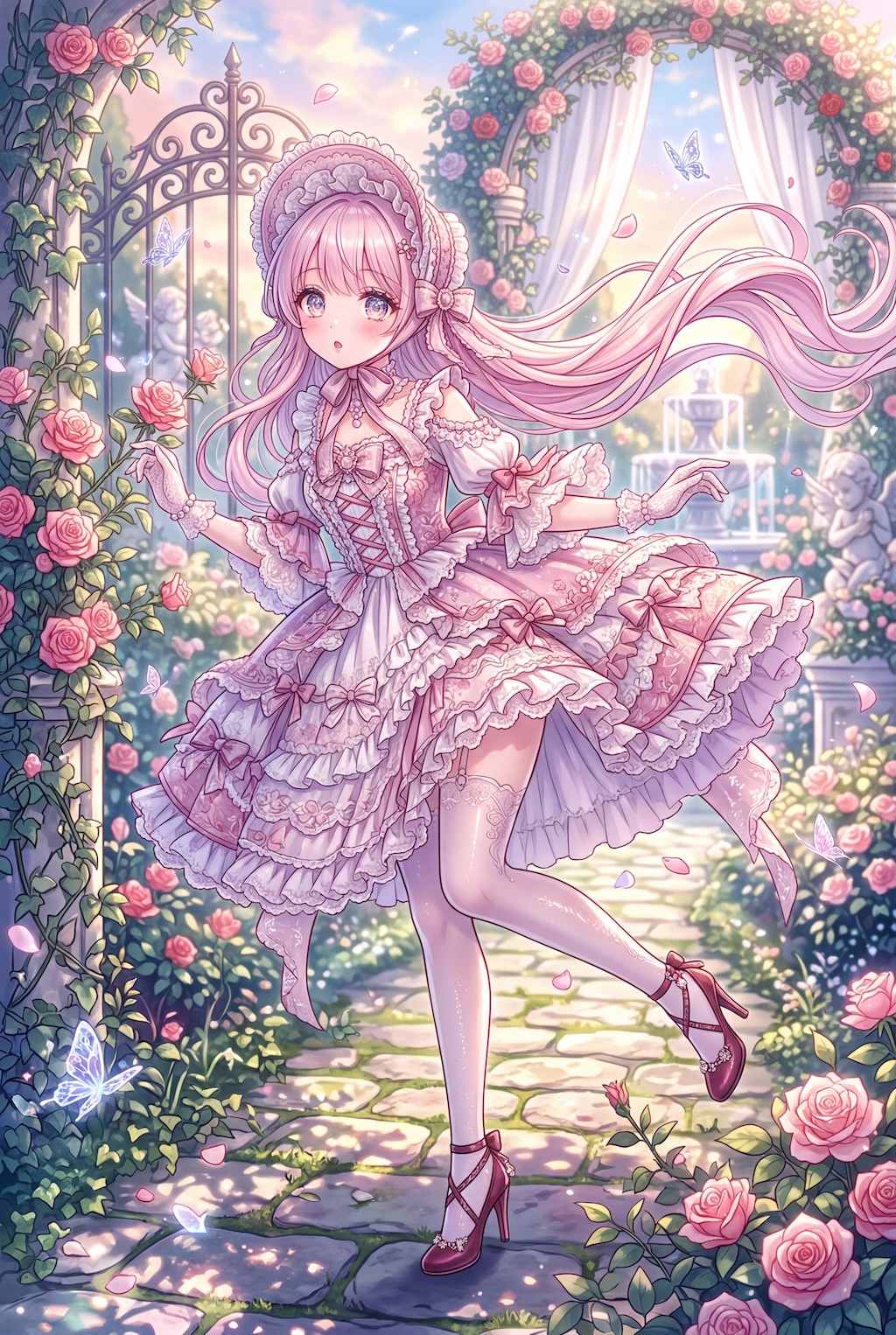 薔薇庭園の微風幻想