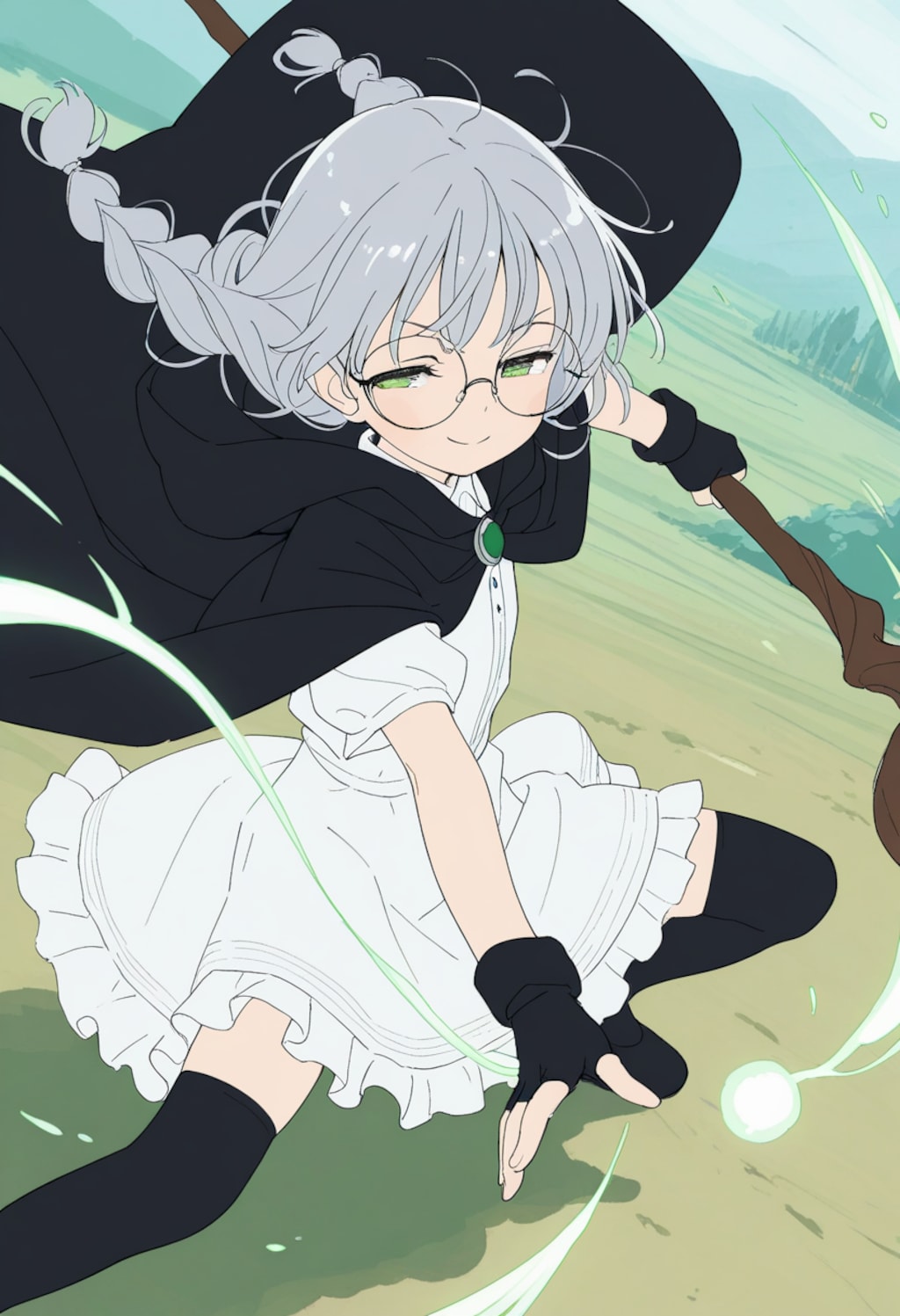 【即堕ち】白髪眼鏡な魔法使いちゃん