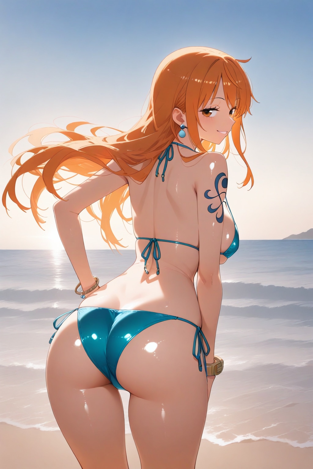 ナミさんの後ろ姿