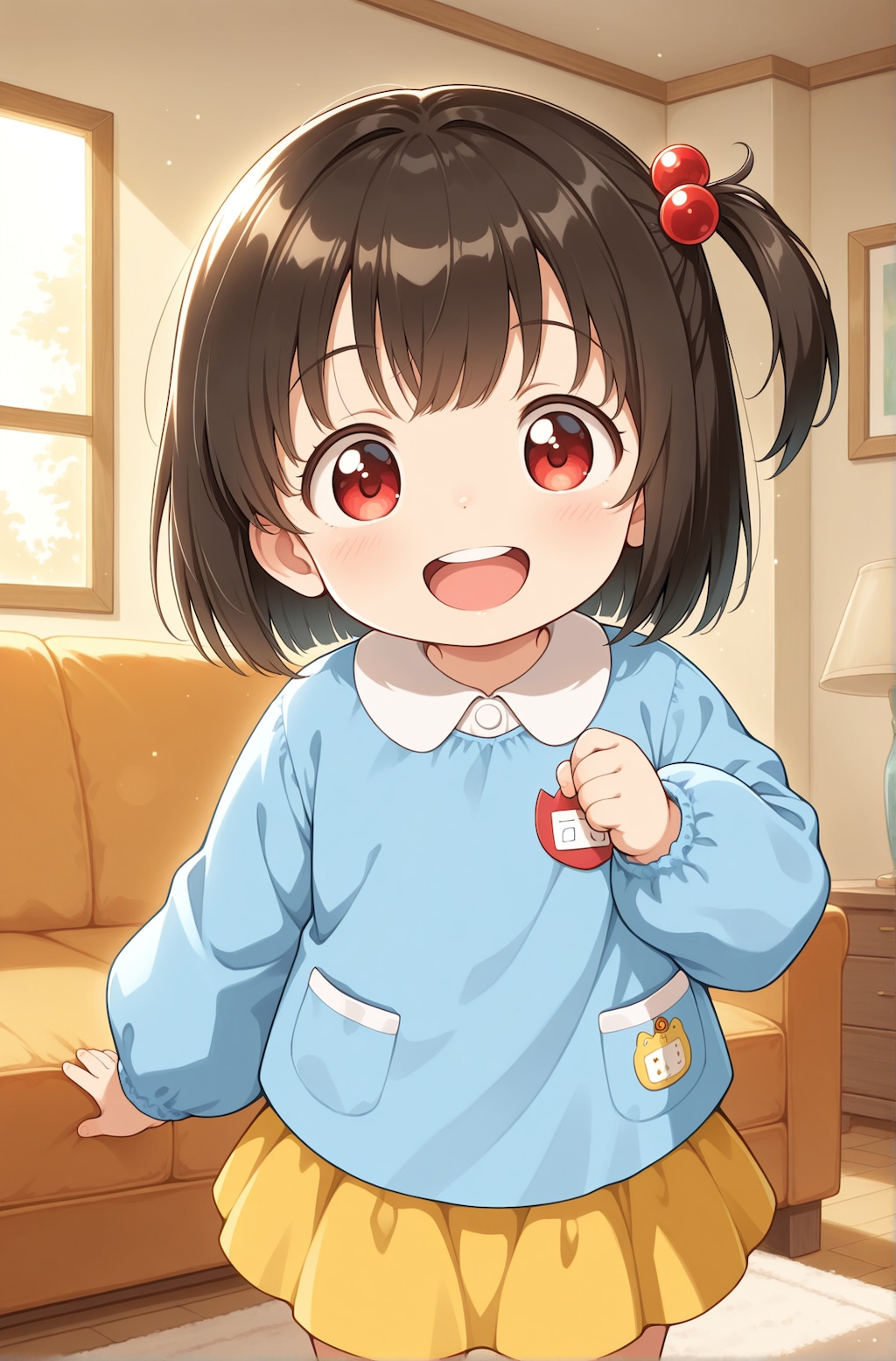 toddlercon,kindergarten_uniform_smog,yellow skirt,:d,