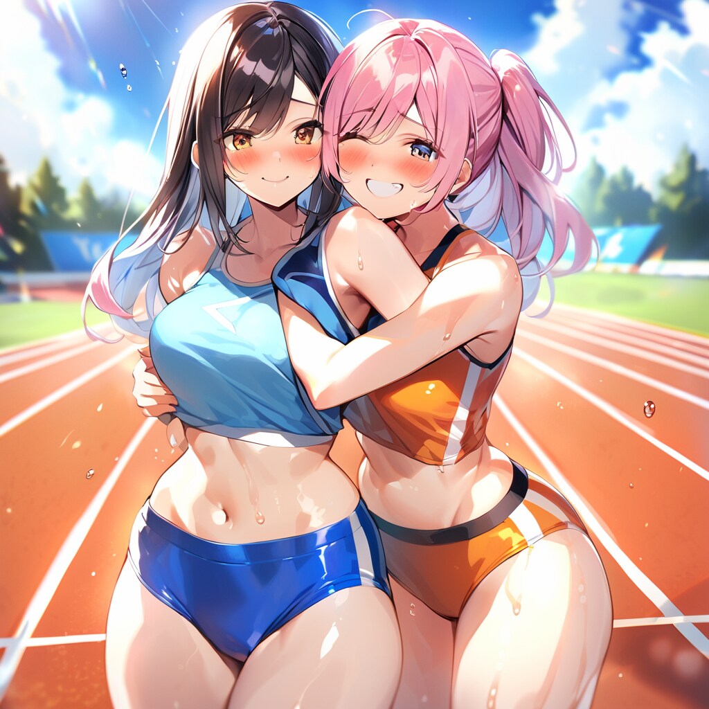 ハグする陸セパさん