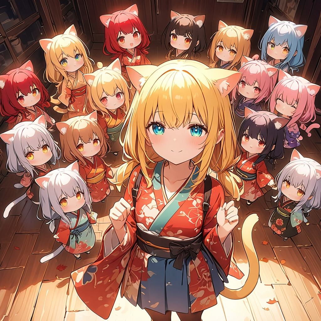 「人間は早く帰ろう！」(♪。 | の人気AIイラスト・グラビア