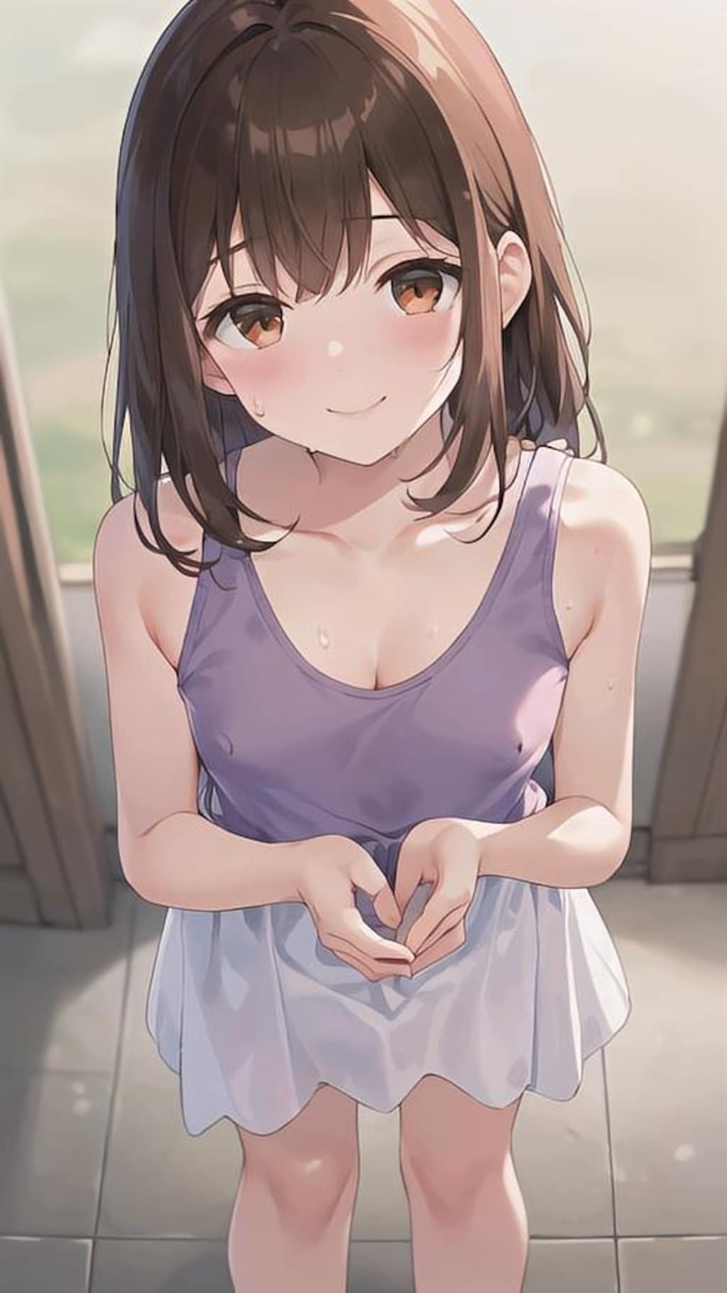 やや上から