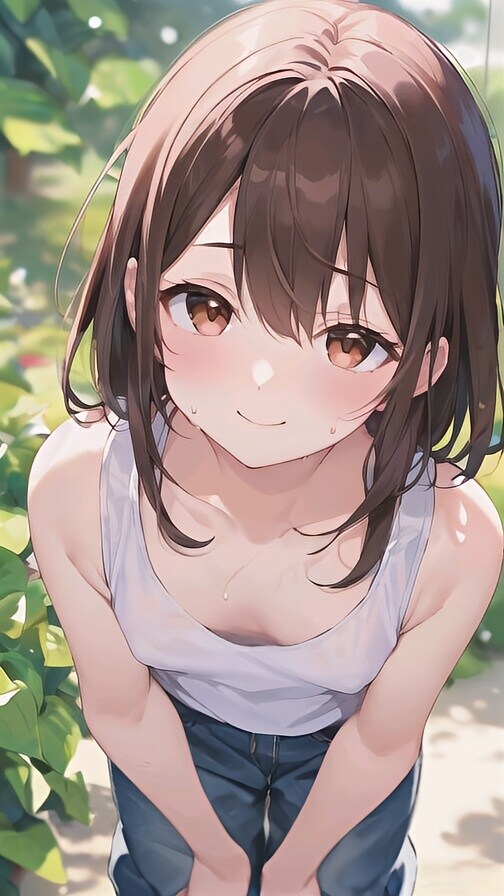 やや上から