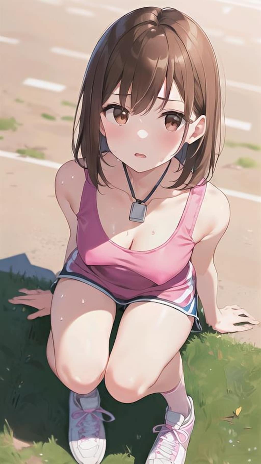 やや上から