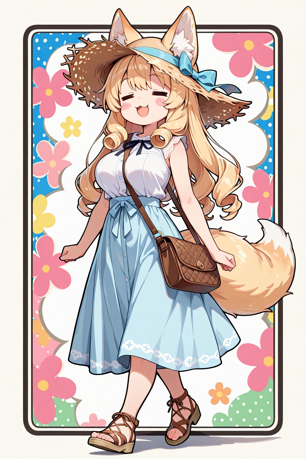 ケモミミゆるふわおねえさんの夏コーデ