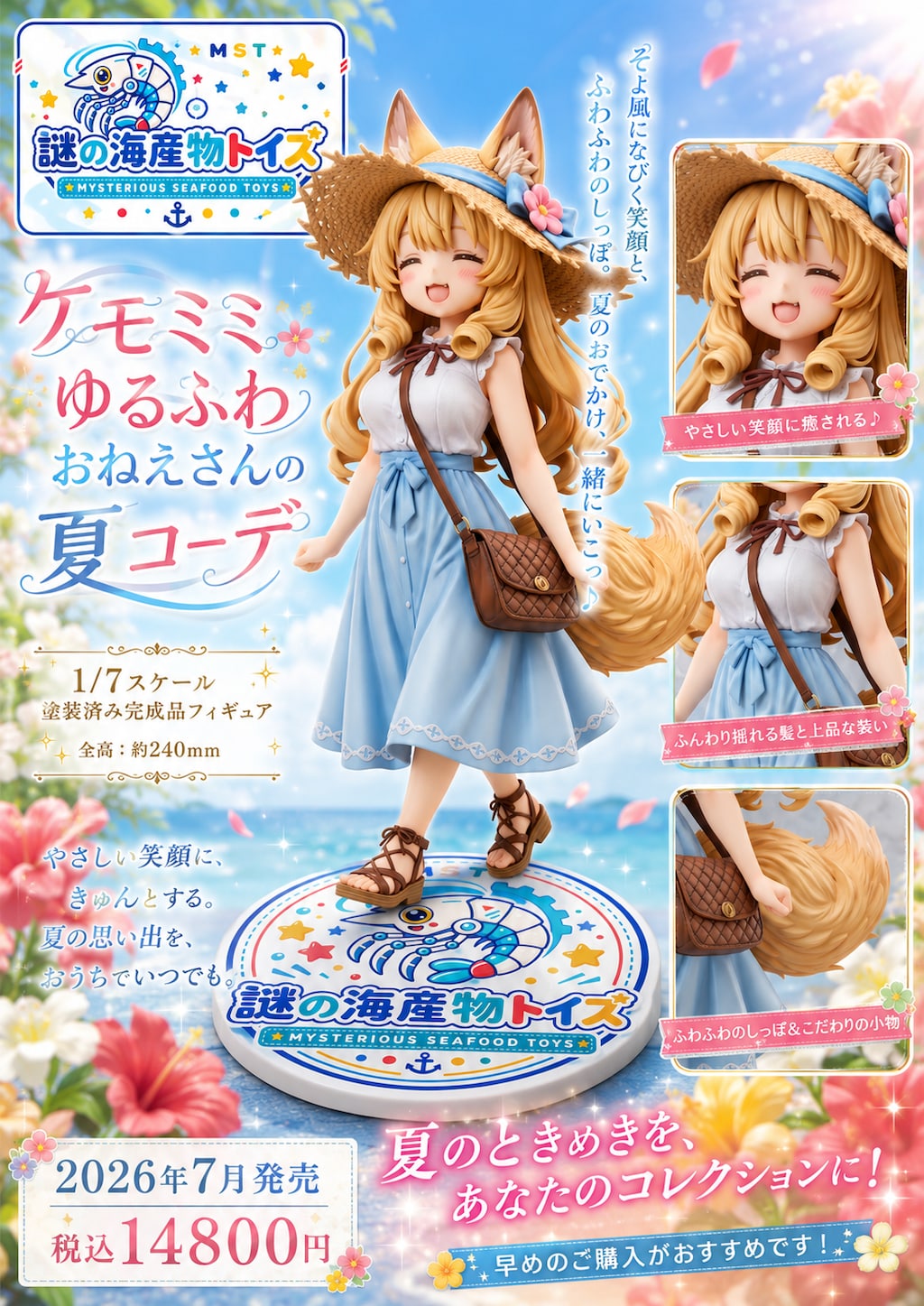 ケモミミゆるふわおねえさんの夏コーデ