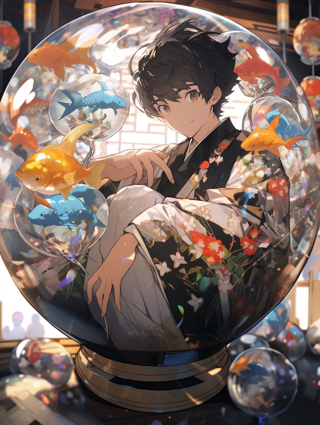 水晶球の中で
