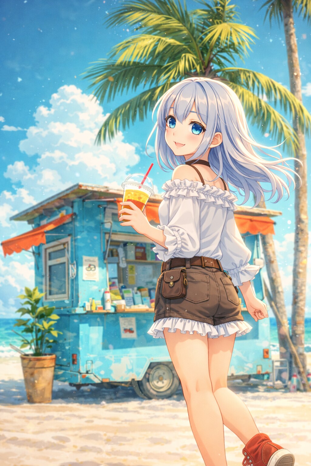 振り向いた瞬間、夏が止まった。