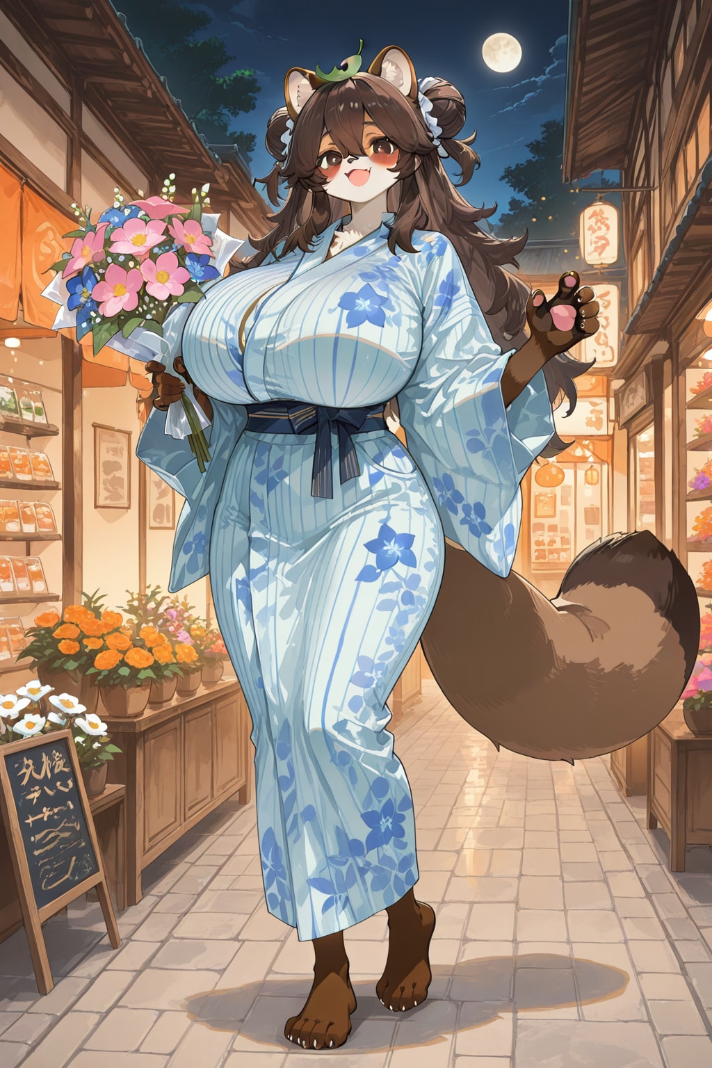 爆乳たぬきガール