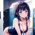 スクミズ着てみたよ～ 3枚目