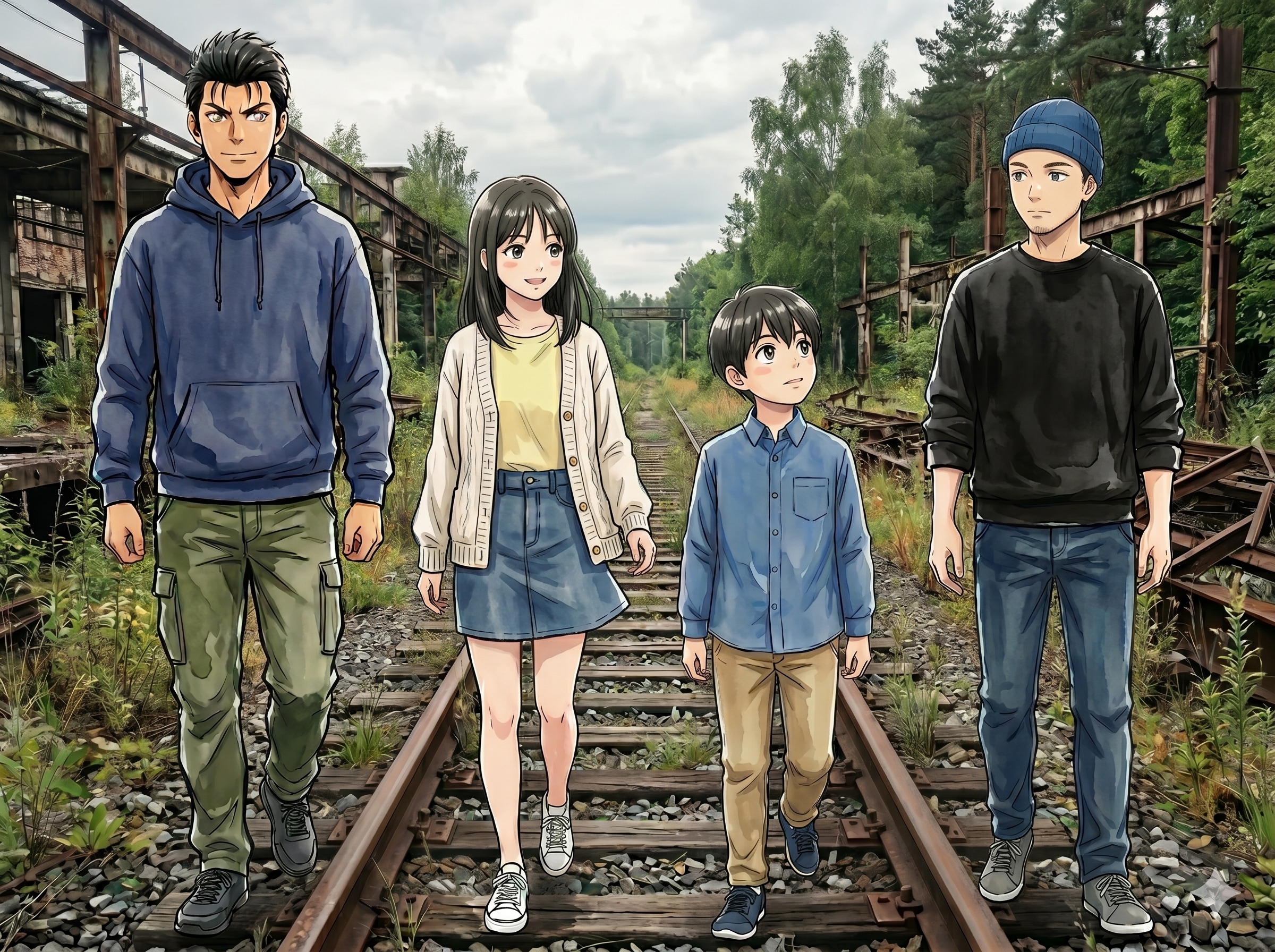 4人組 137 | の人気AIイラスト・グラビア