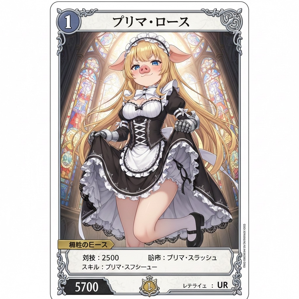 豚鼻プリマのトレカ