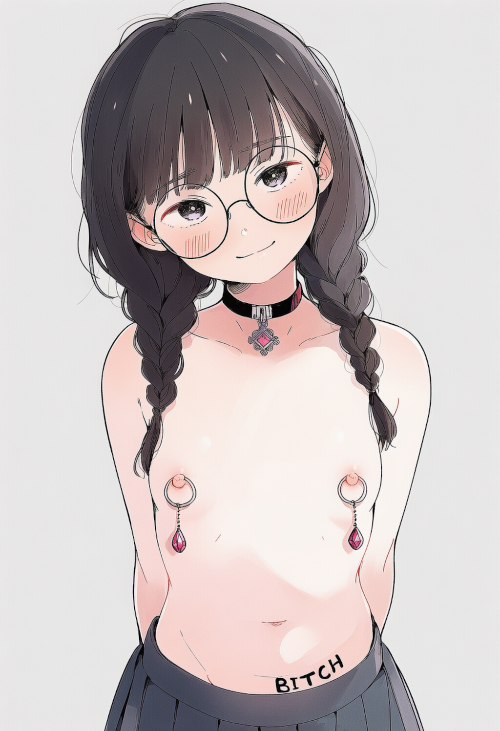 実は淫乱な委員長