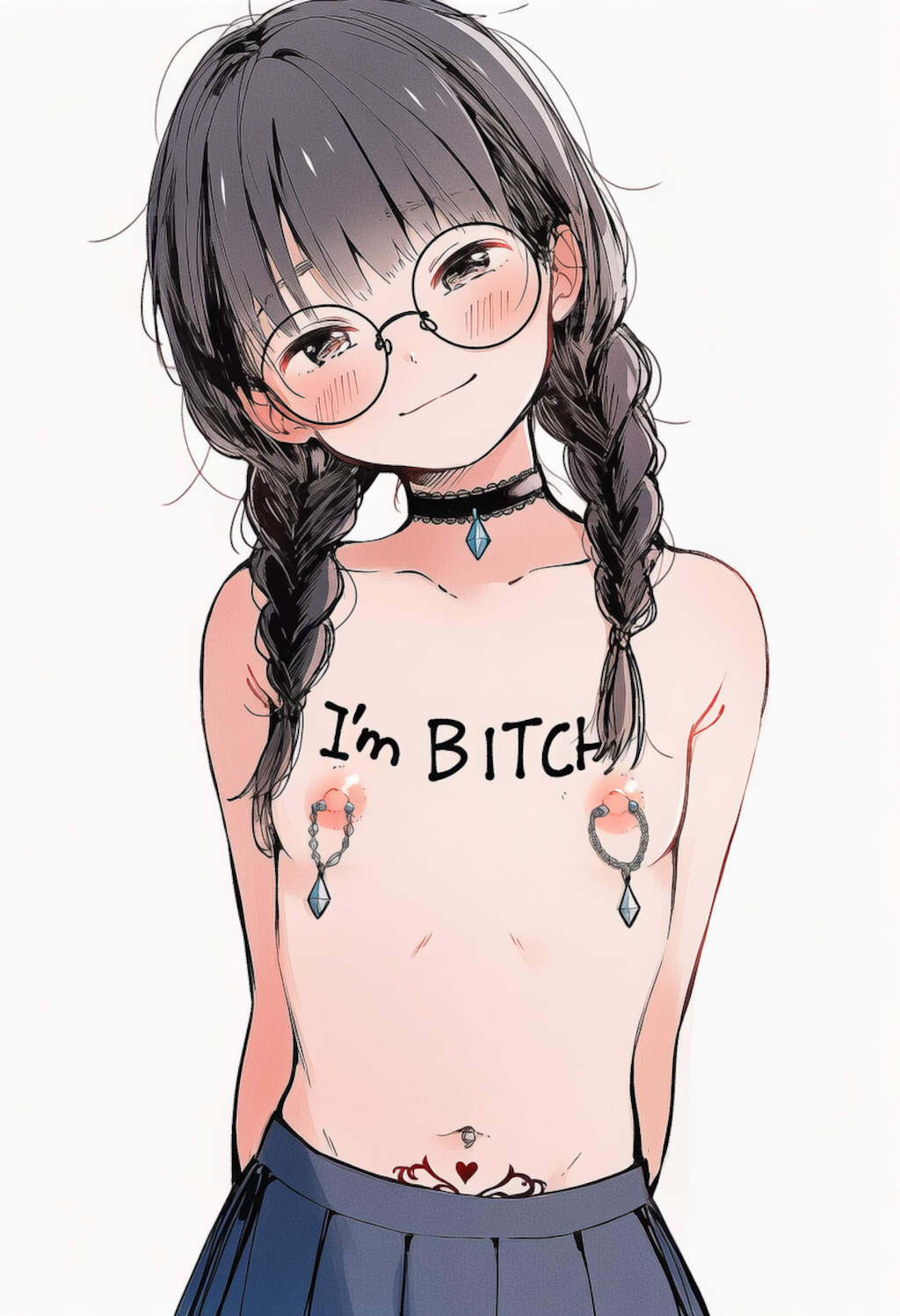 実は淫乱な委員長