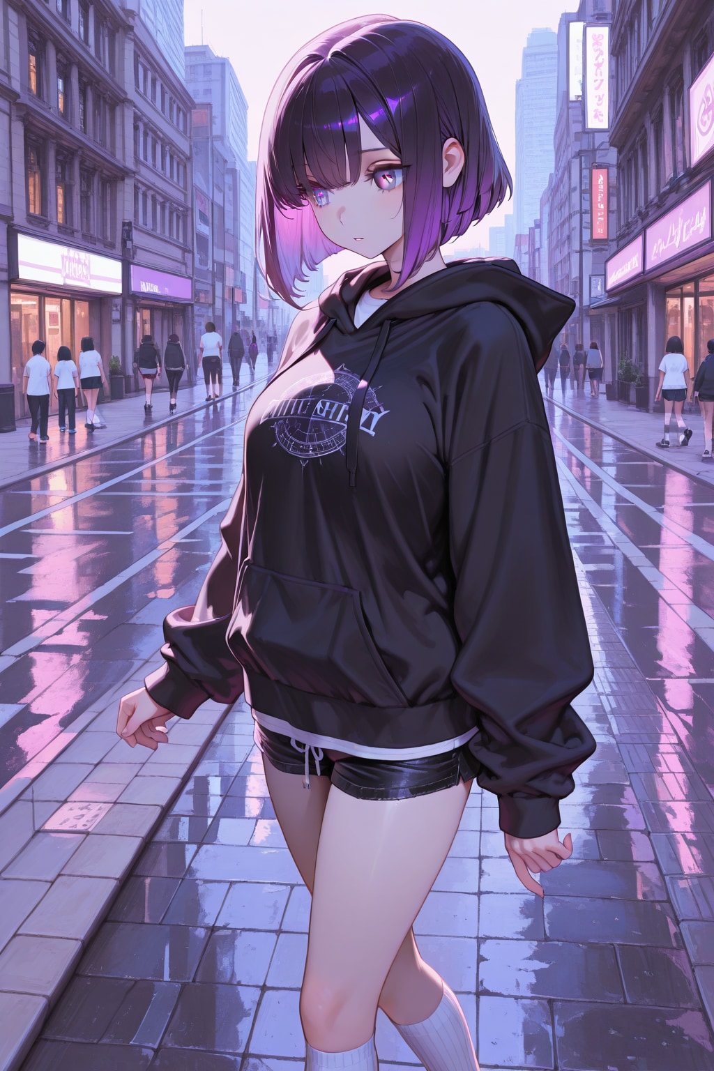 紫色が似合う女の子57