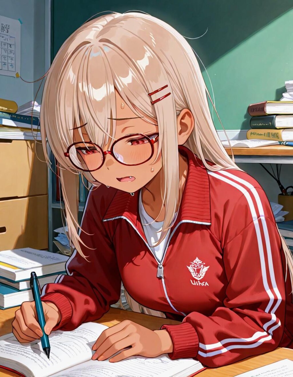 進級危うい、おにくちゃん🍖💦