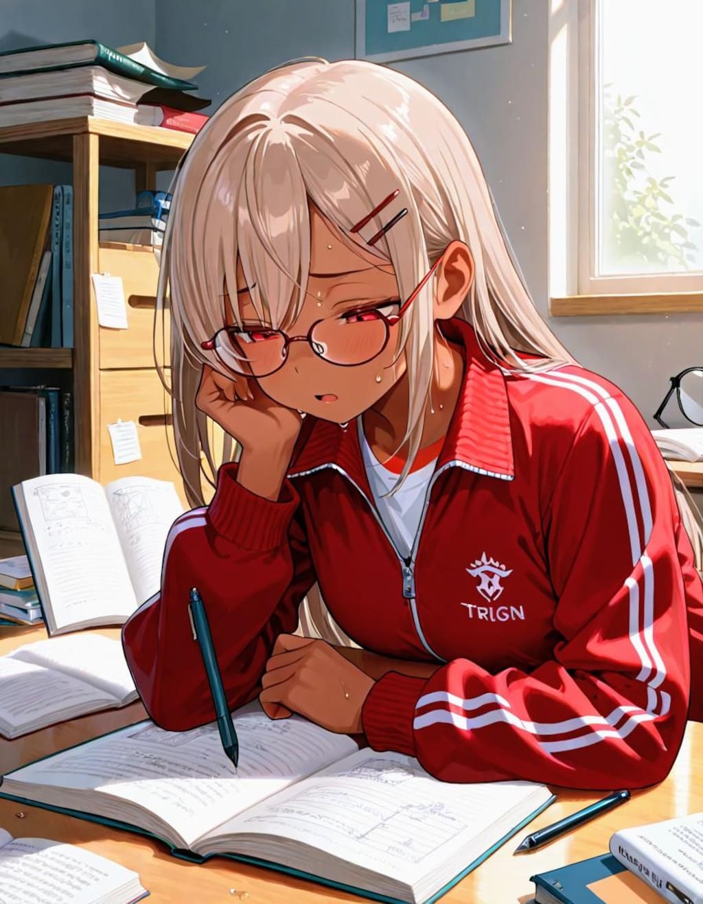 進級危うい、おにくちゃん🍖💦