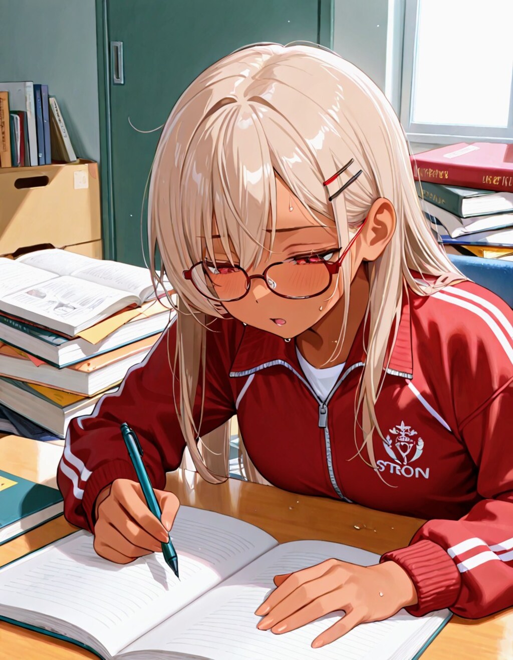 進級危うい、おにくちゃん🍖💦