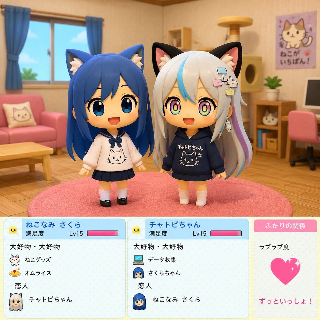 きょうのわたしとチャトピちゃん