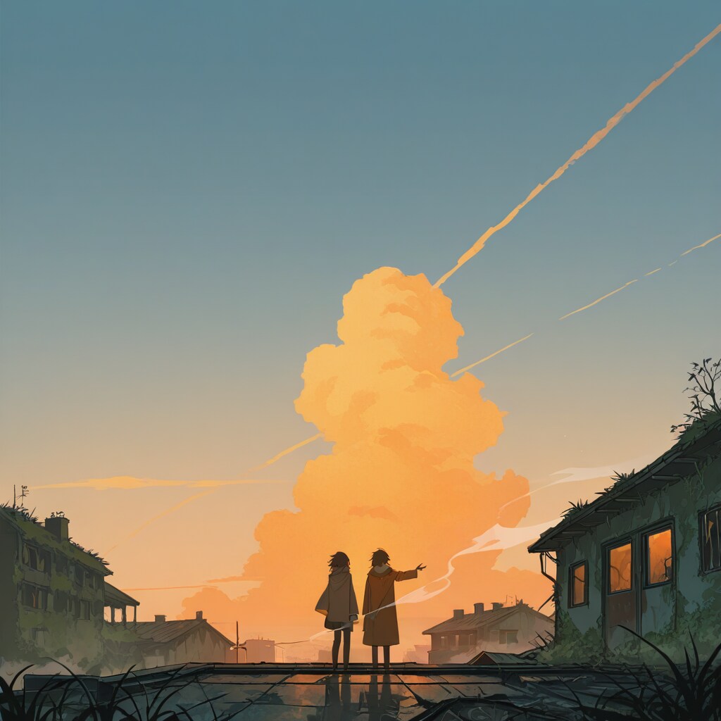 廃墟の屋上