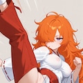 巫女のハイキック 3枚目