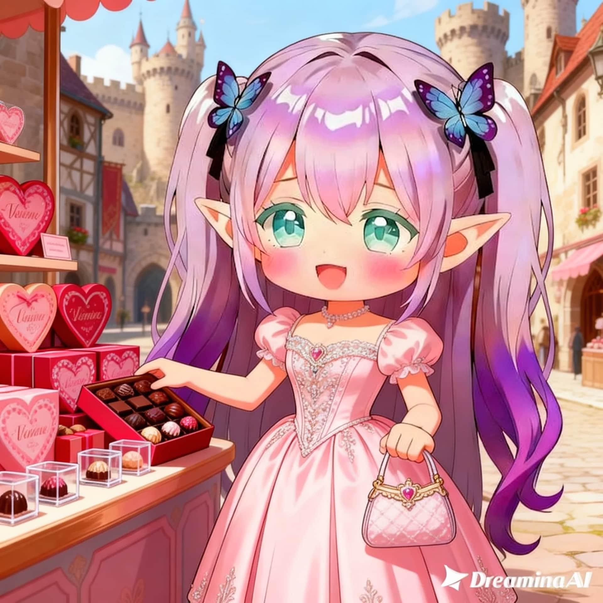 ドレスでお買物💝 | の人気AIイラスト・グラビア