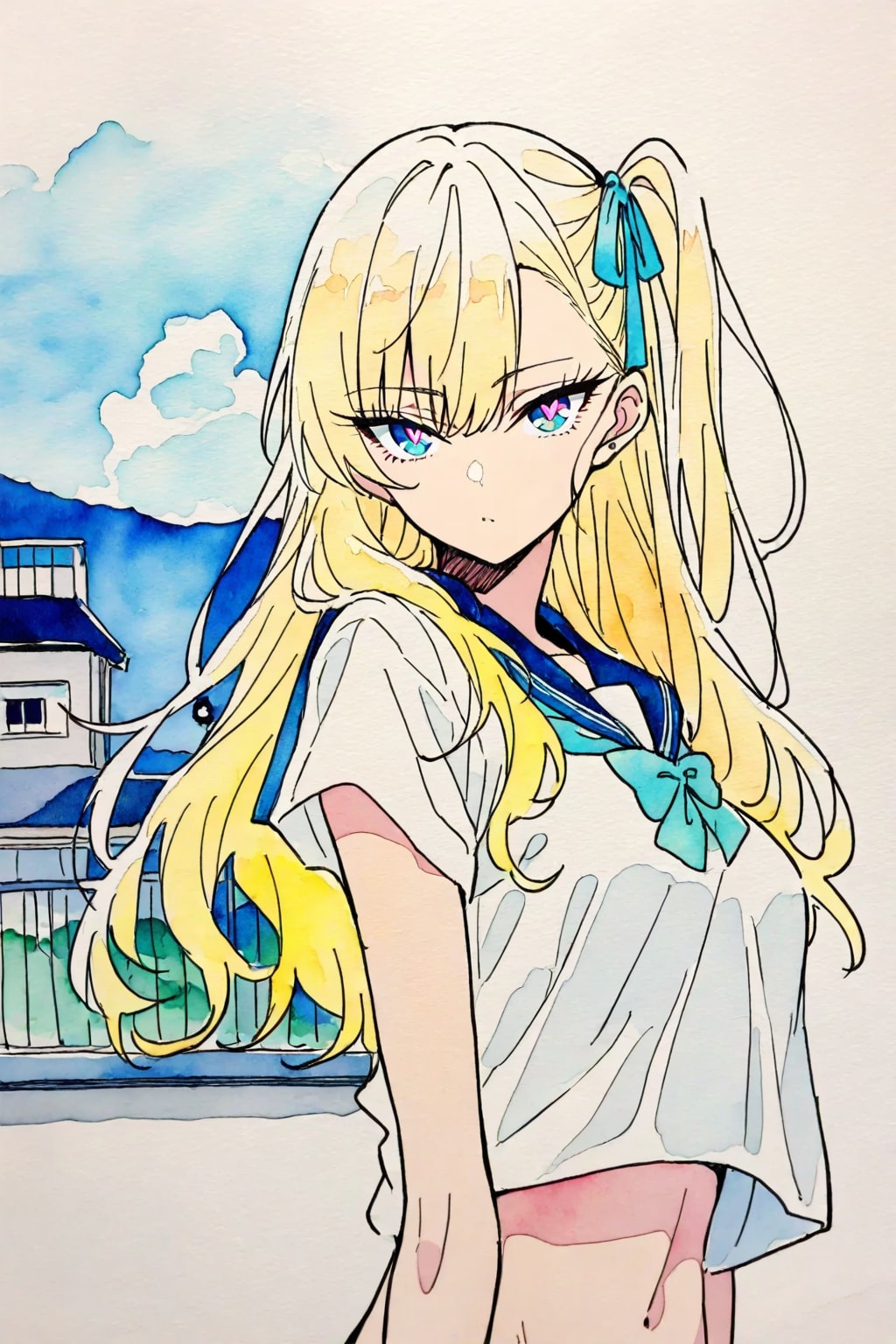 セーラー服の天原奈美