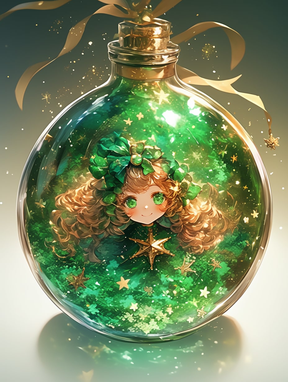 「瓶詰の少女」碧62 | の人気AIイラスト・グラビア