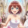ウエディングドレス姿アニメキャラ 4枚目