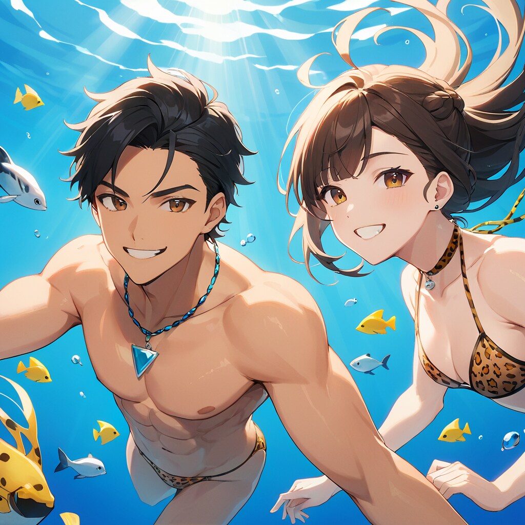 ヒョウ柄カップル20
