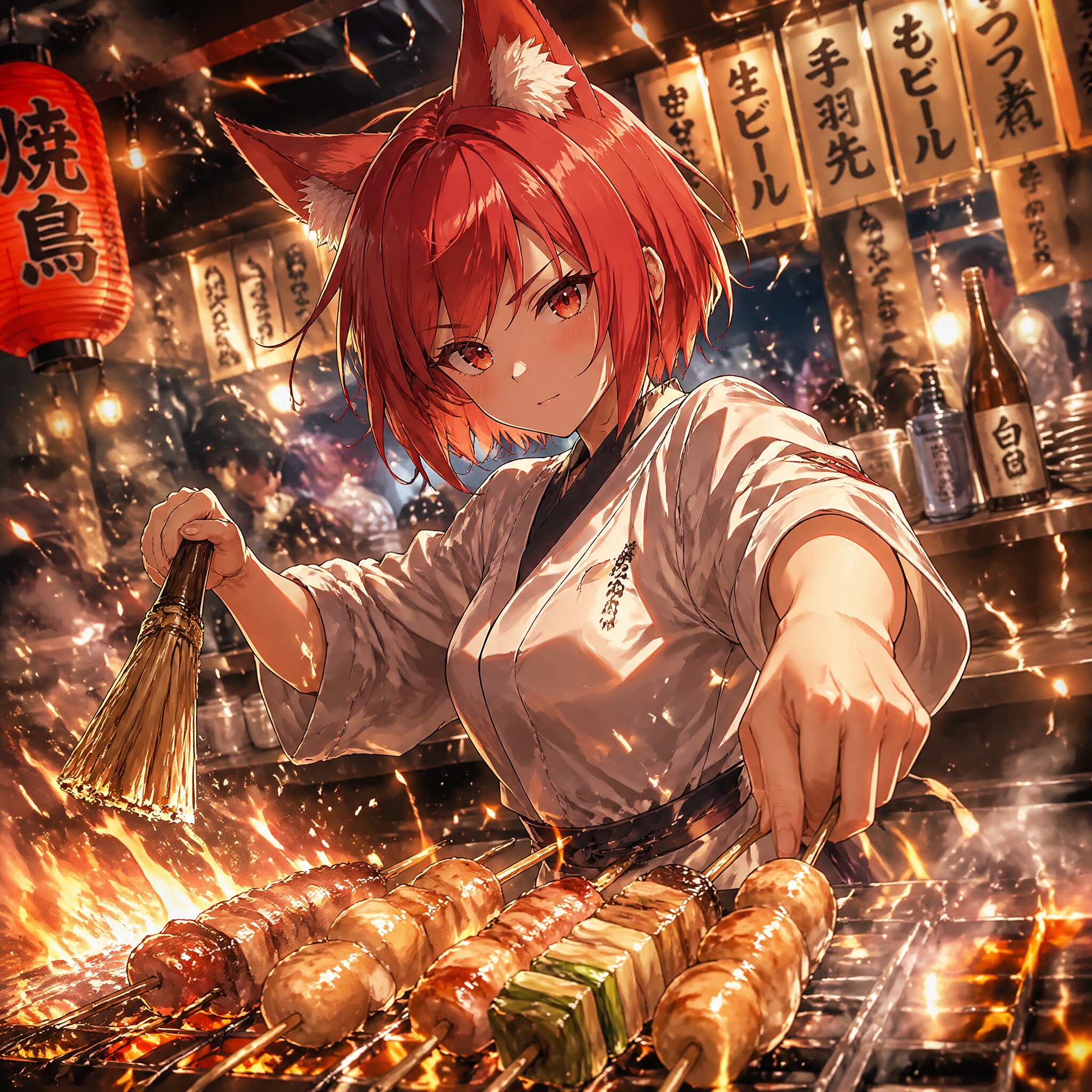 けもみみ酒場にようこそ（２）秋津七海 | の人気AIイラスト・グラビア