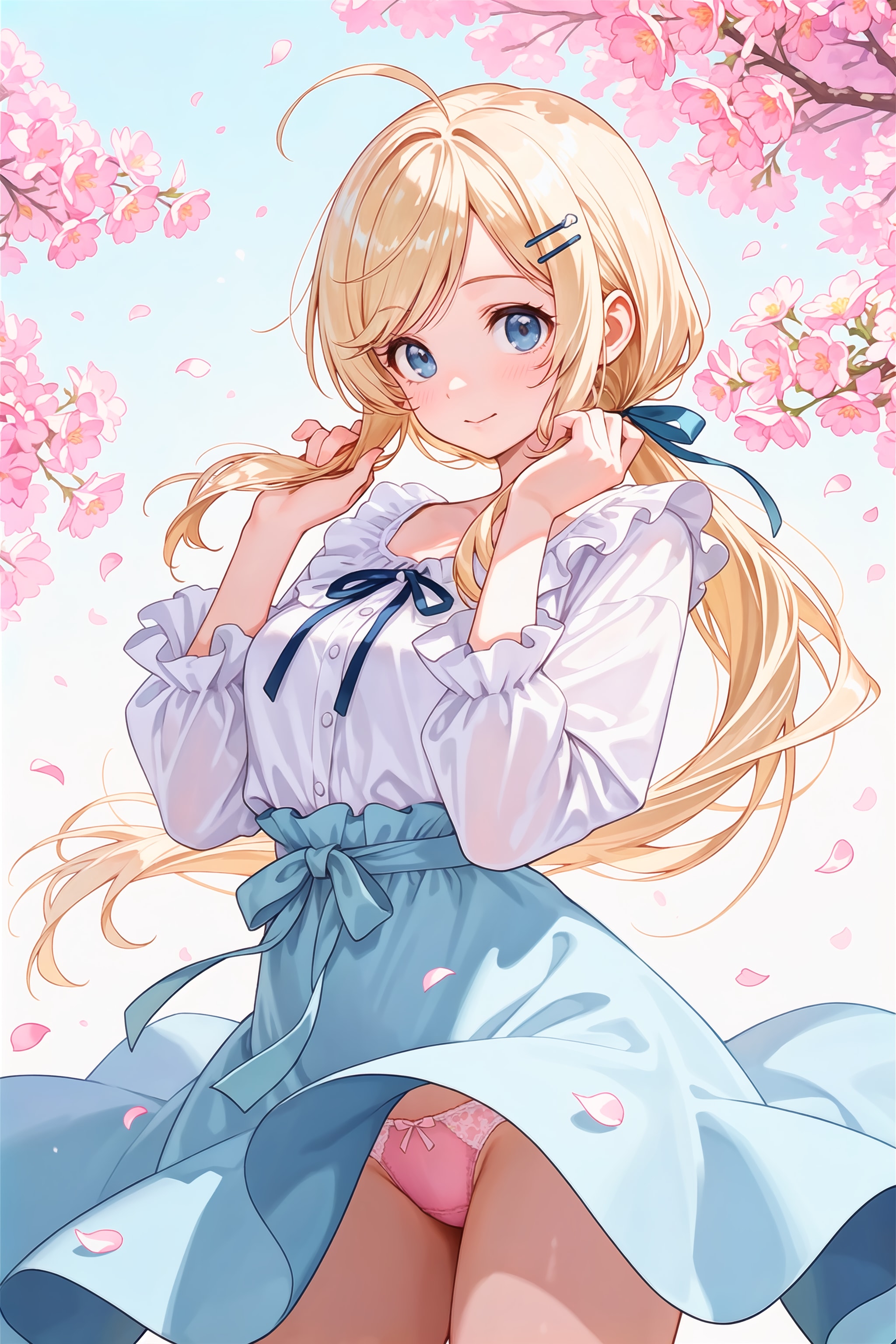 パンチラは春風とともに