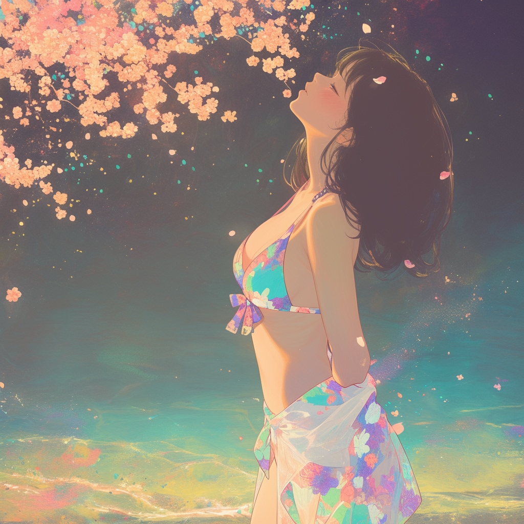 春の水着 | の人気AIイラスト・グラビア