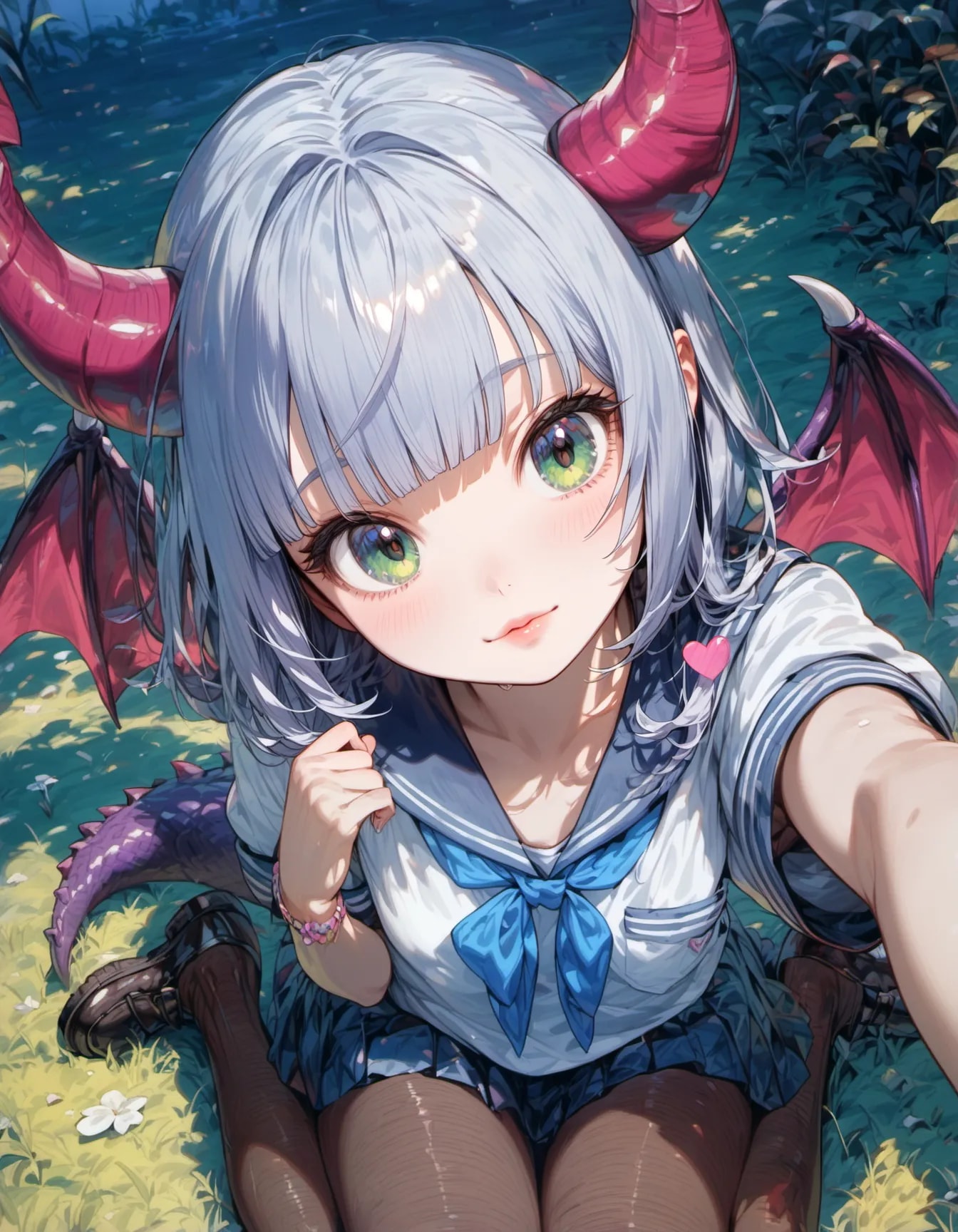 Dragon Girl’s School Day | の人気AIイラスト・グラビア