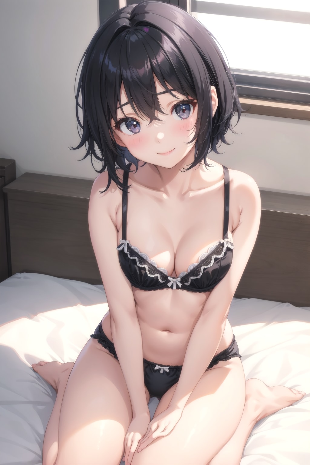 初めての黒色の下着
