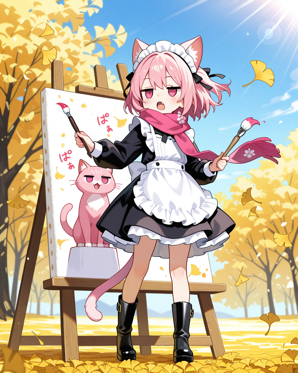 どうにゃ？上手いにゃろ？