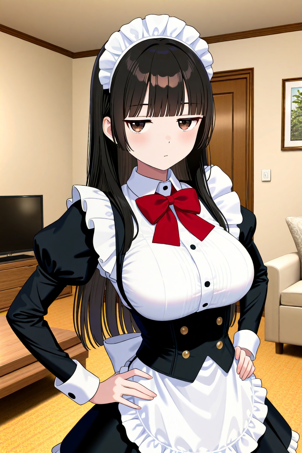サキちゃんのジト目