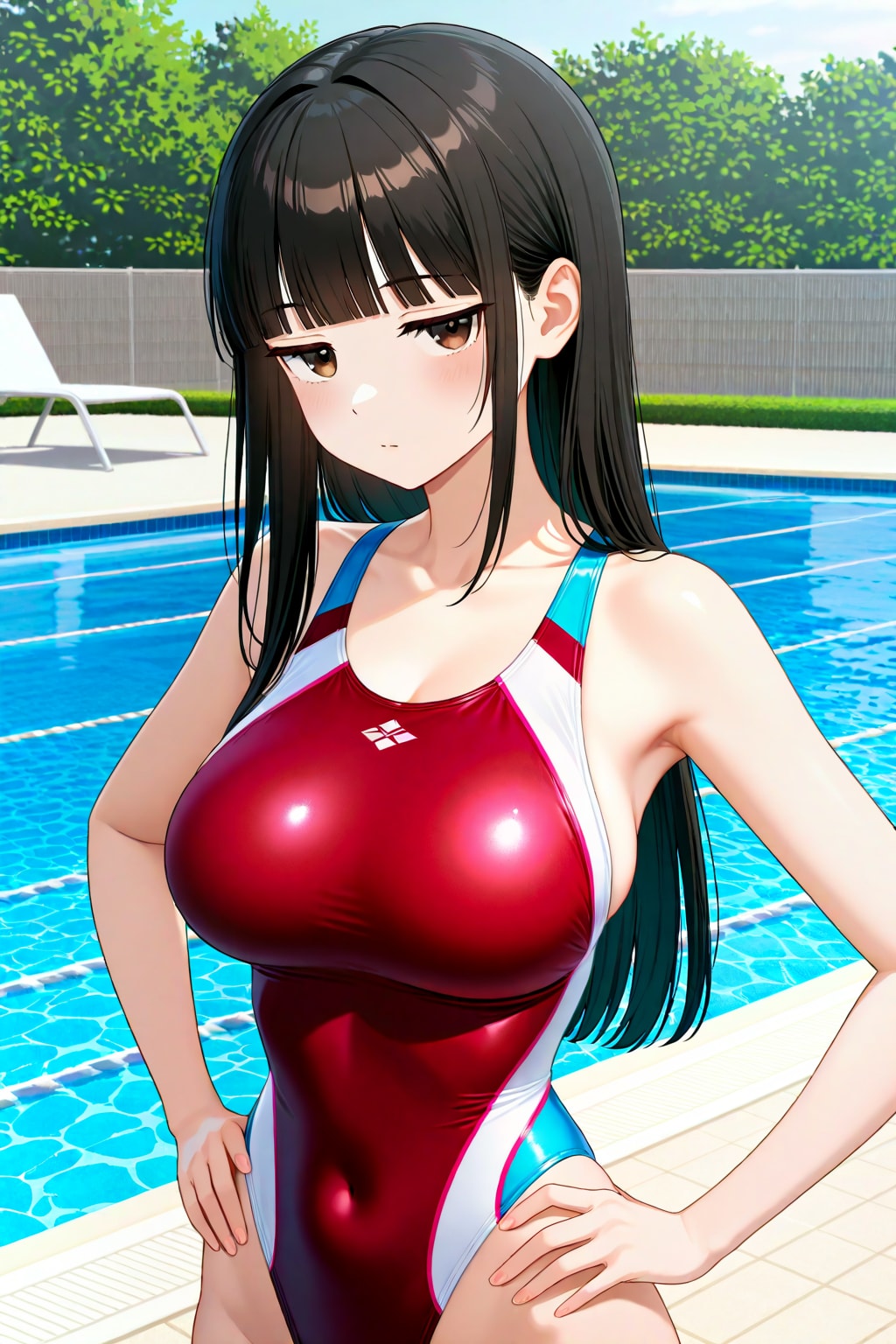 サキちゃんのジト目