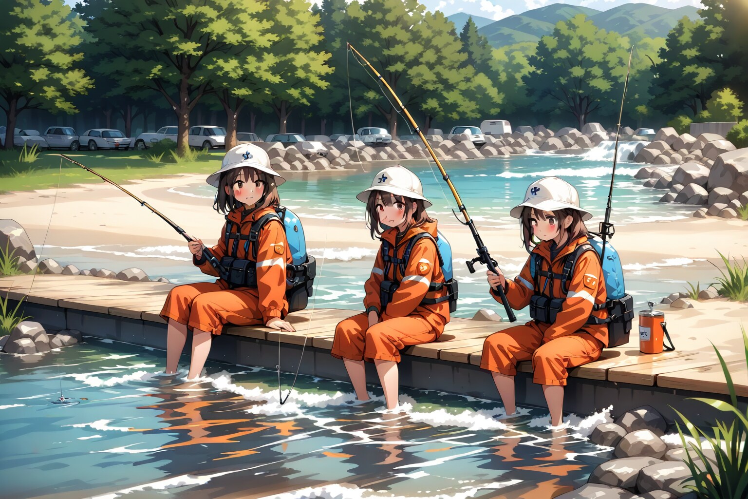 渓流釣り2