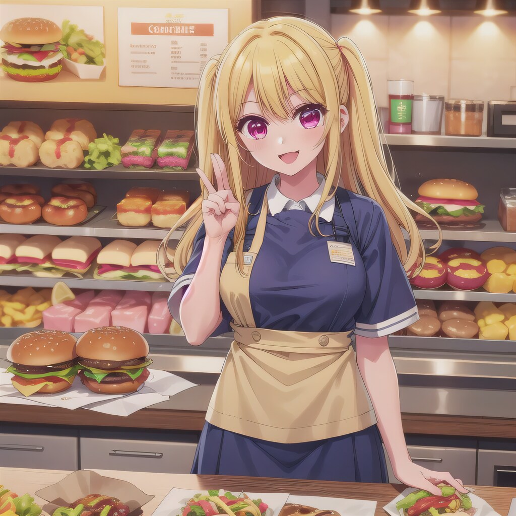 金髪ツインテでクルーの少女