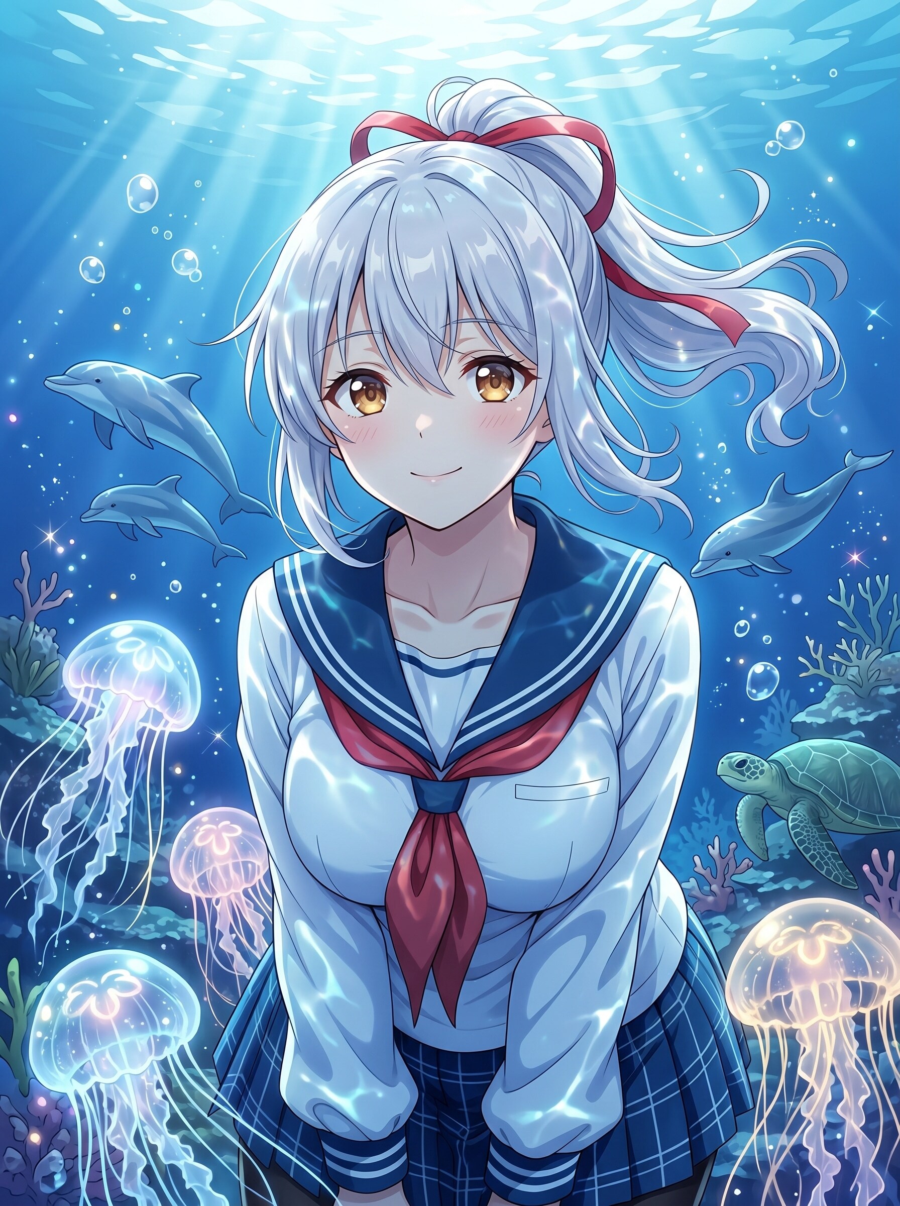 エル「世界海洋デー ぇ」