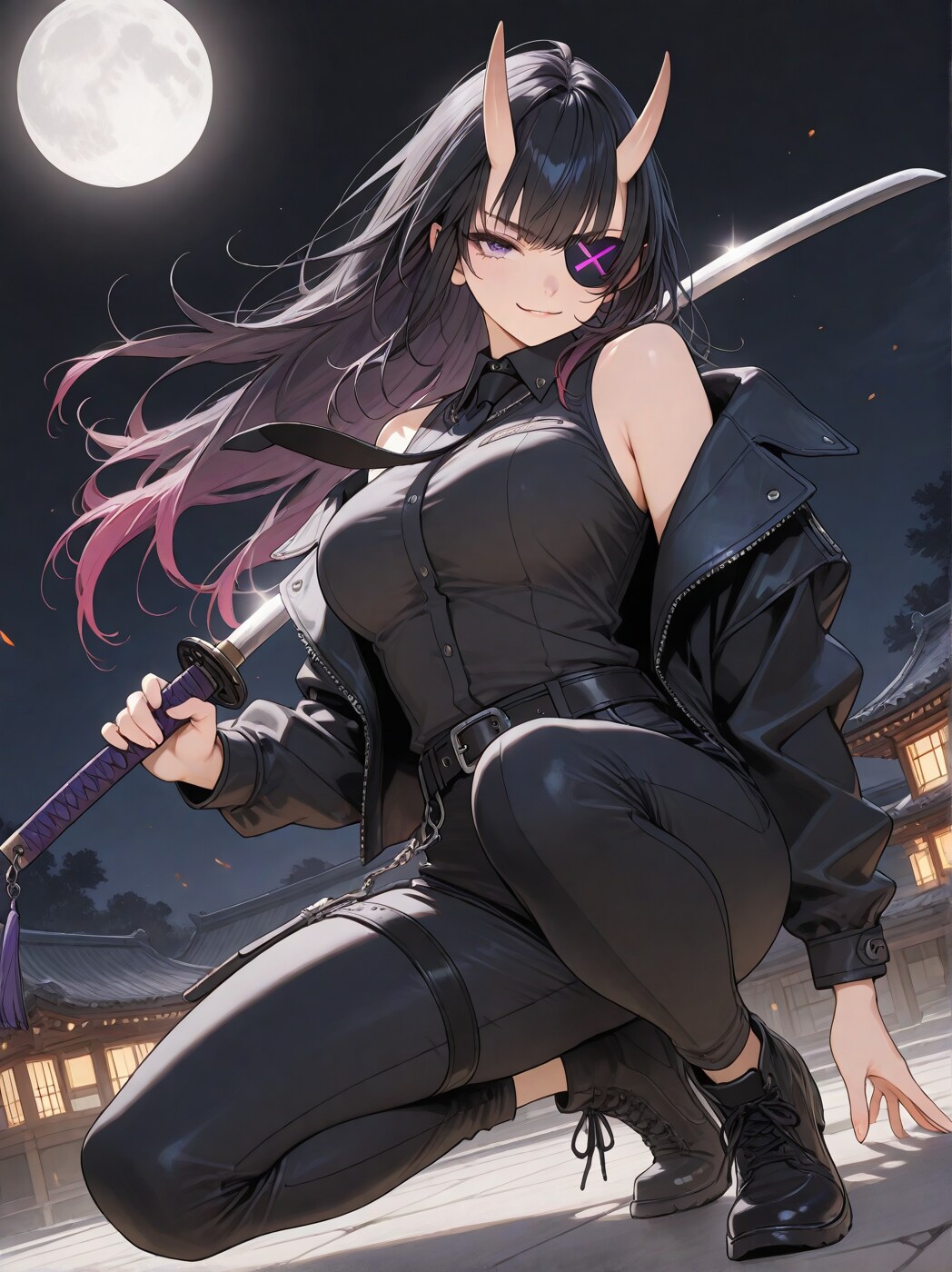 Orge Fencer Lady in Night
